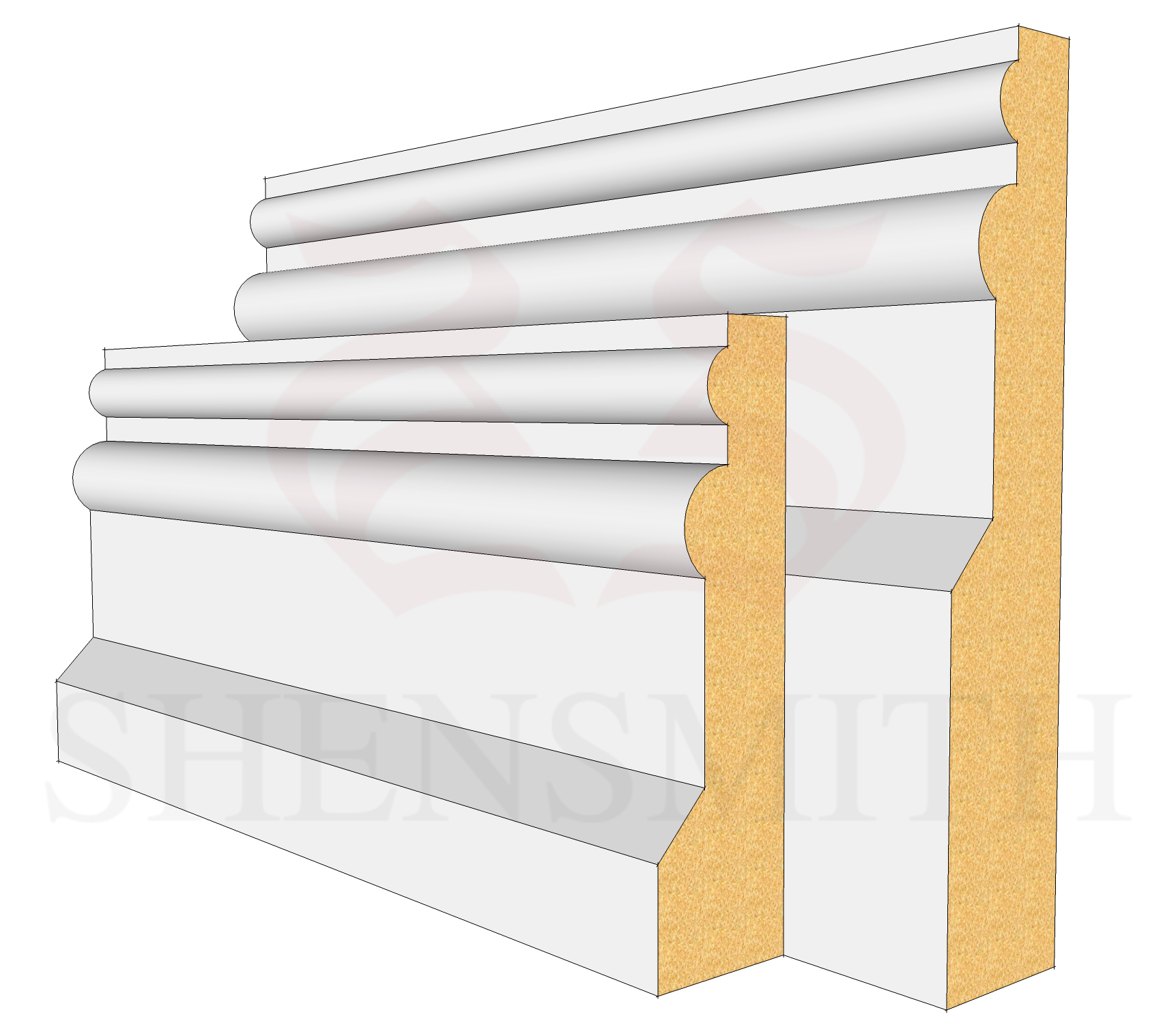 Colonial Profile Skirting Board