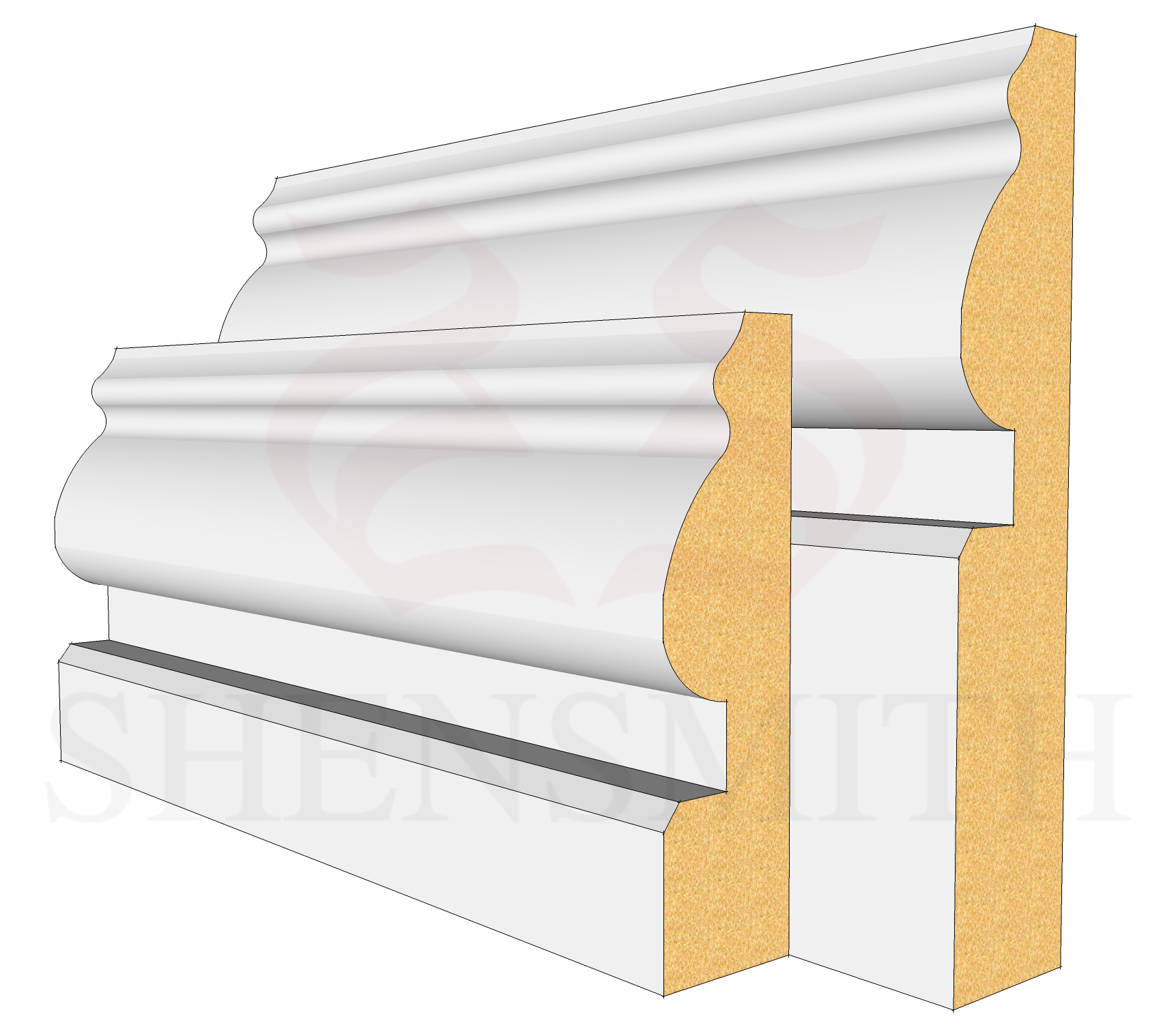 Worcester Profile Skirting Board