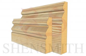 norfolk profile Pine Skirting Board